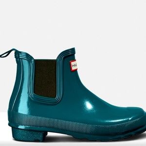 Teal Hunter boots